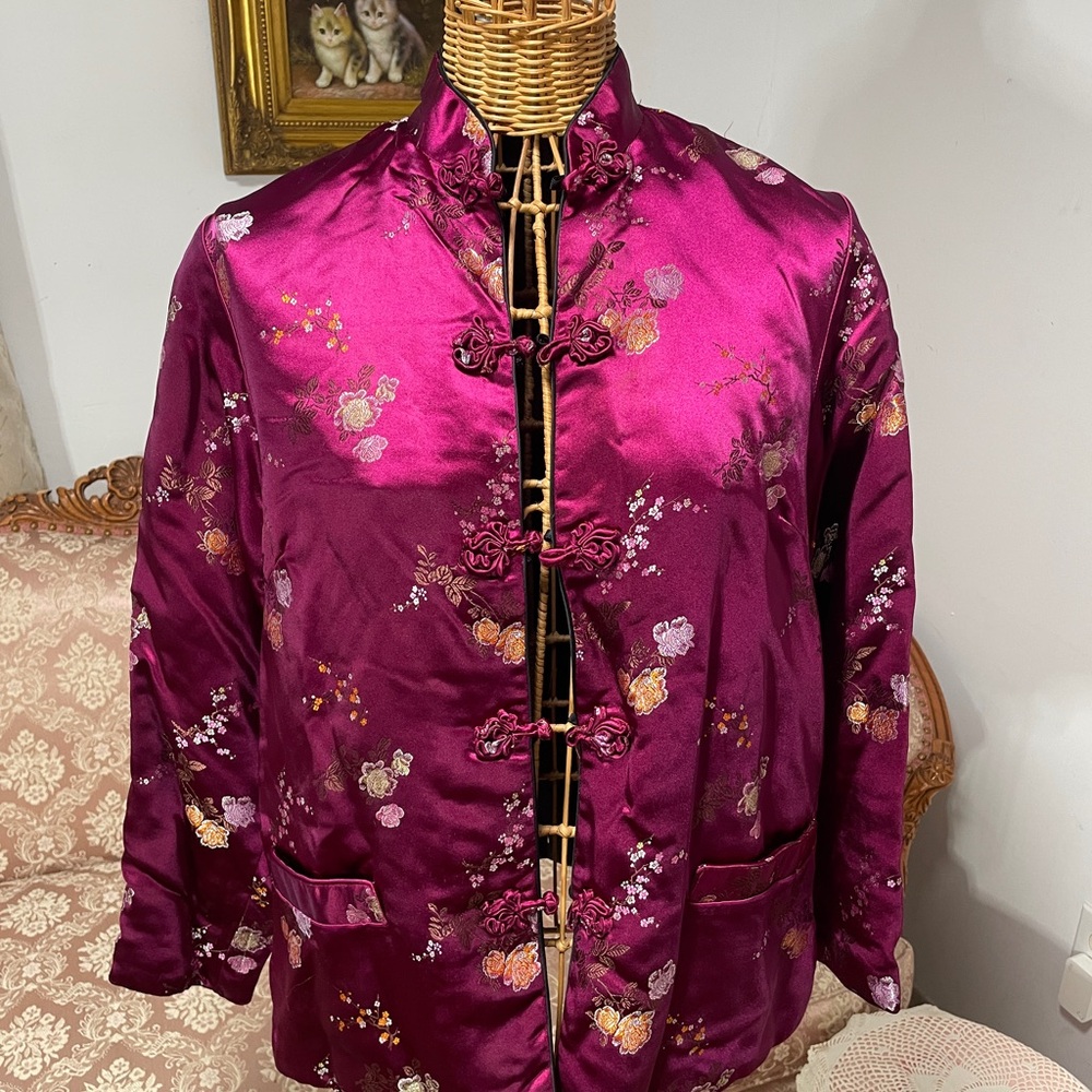 Elegant Floral Women's Jacket